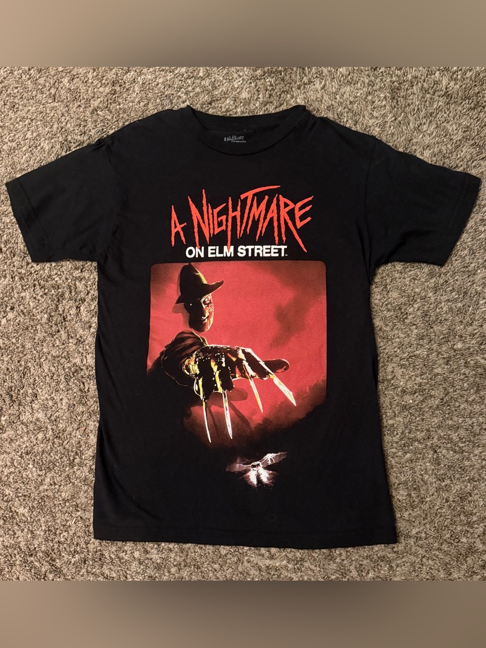 A Nightmare on Elm Street Black Graphic Tee
